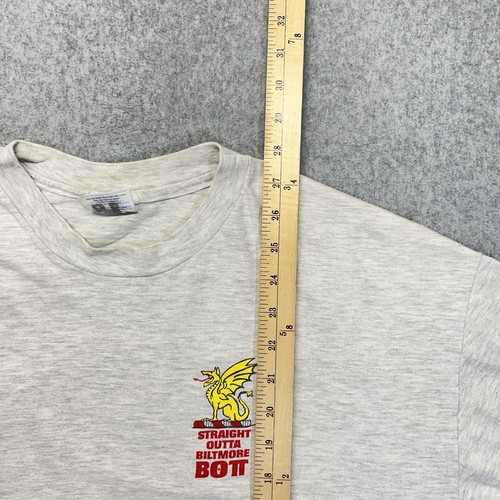 Vintage 1994 Straight Outta Biltmore Gun T-Shirt Mens XL Single Stitch Hanes Tag - Picture 10 of 13