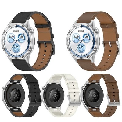 Für Huawei Watch GT5 Pro 46MM/4 pro/GS4/GS3i/Amazfit GTR4 22MM Leder Armband