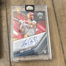 2023 Topps Chrome Black Red Refractor Autograph Rookie /5 Kody Clemens Phillies