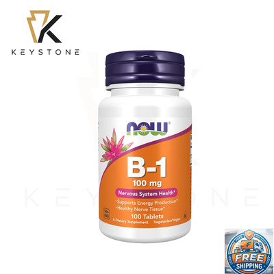 NOW Foods Supplements, Vitamin B-1 100 mg, Energy Production*, Nervous System He