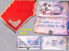 Red Hardanger Table Runner Hardangersom Case To Sew To Rip CROSS STITCH PATTERN