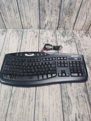 Microsoft Comfort Curve Keyboard 2000 v1.0 KU-0459 Wired USB, Tested Working
