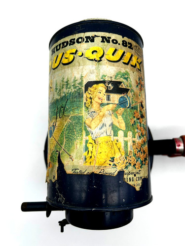 Vintage 40s/50s Steampunk Dus-Quik Accordion Duster Fogger H. D. Hudson No. 82