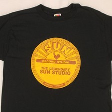 SUN RECORD STUDIO Vtg Fruit of the Loom Graphic T-SHIRT Men's S M