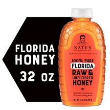 Pure Raw Unfiltered Honey 32 oz Bottle
