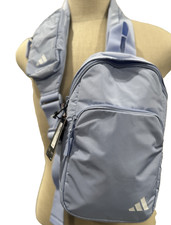 Adidas Essentials 2 Sling Crossbody Bag Adjustable Small Backpack Blue NEW