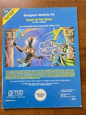 AD&D Module D3 Vault of the Drow Complete - AD&D 1st Edition TSR 9021