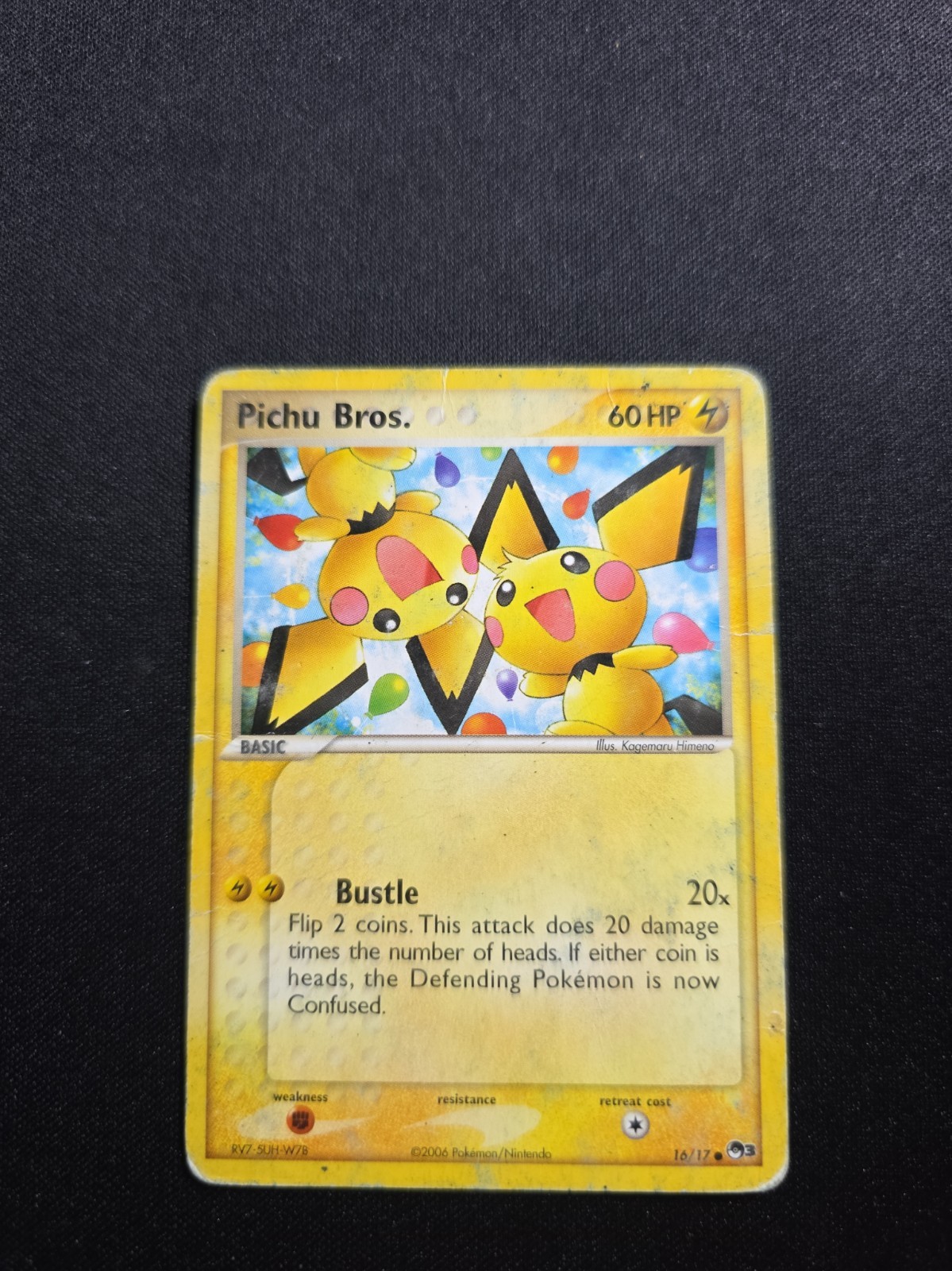 The Pokémon Company Pop series Pichu Bros. 16/17 2006 Regular 60 English
