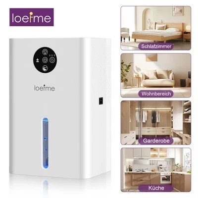 LOEFME Luftentfeuchter Elektrisch ,1800ml Raumentfeuchter Leise Luftentfeuchtungsgerät