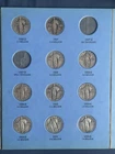 1916-1930 Standing Liberty Quarter Whitman Album Partial Set 13 Coins