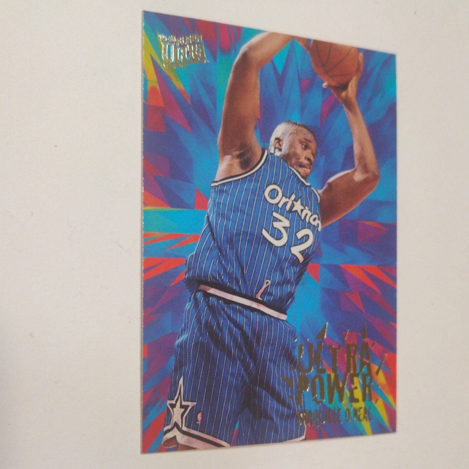 Fleer Ultra 1994 Shaquille O'Neal Ultra Power Insert #9/10 Magic NBA Card