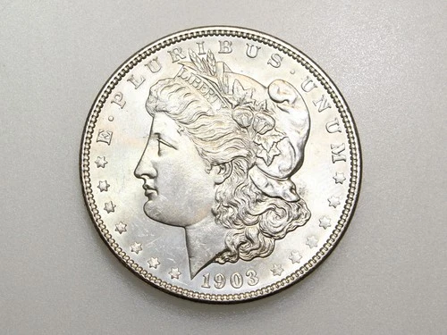1903-P $1 MORGAN SILVER ONE DOLLAR GEM BU