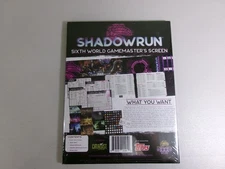 =Catalyst Game Labs SHADOWRUN Sixth World Gamemaster's Screen SEALED=