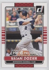 2015 Panini Donruss Press Proof Silver 31/199 Brian Dozier #119 k2f