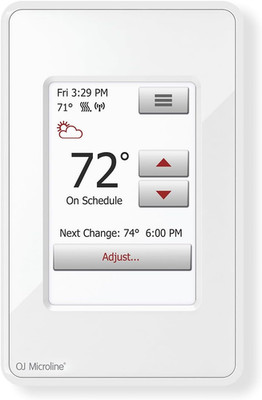 OJ Microline Electric Radiant Floor Heating Thermostat, Wifi Programmable Thermo
