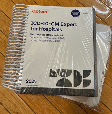 2025 ICD-10-CM Expert for Hospitals with guidelines Spiral