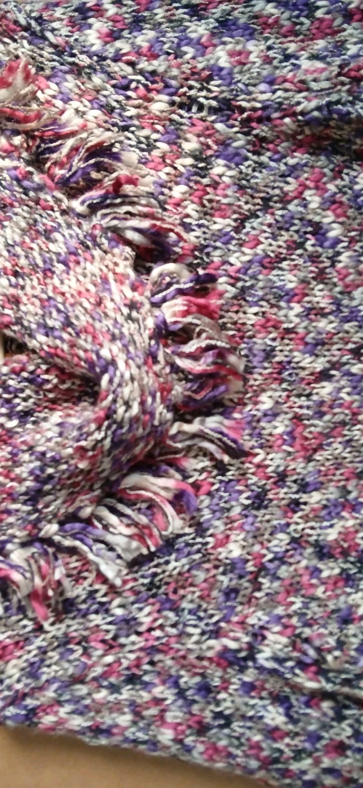 Fringe Speckly Ruby Rd Knit Turtle Neck Sweater M… - image 6