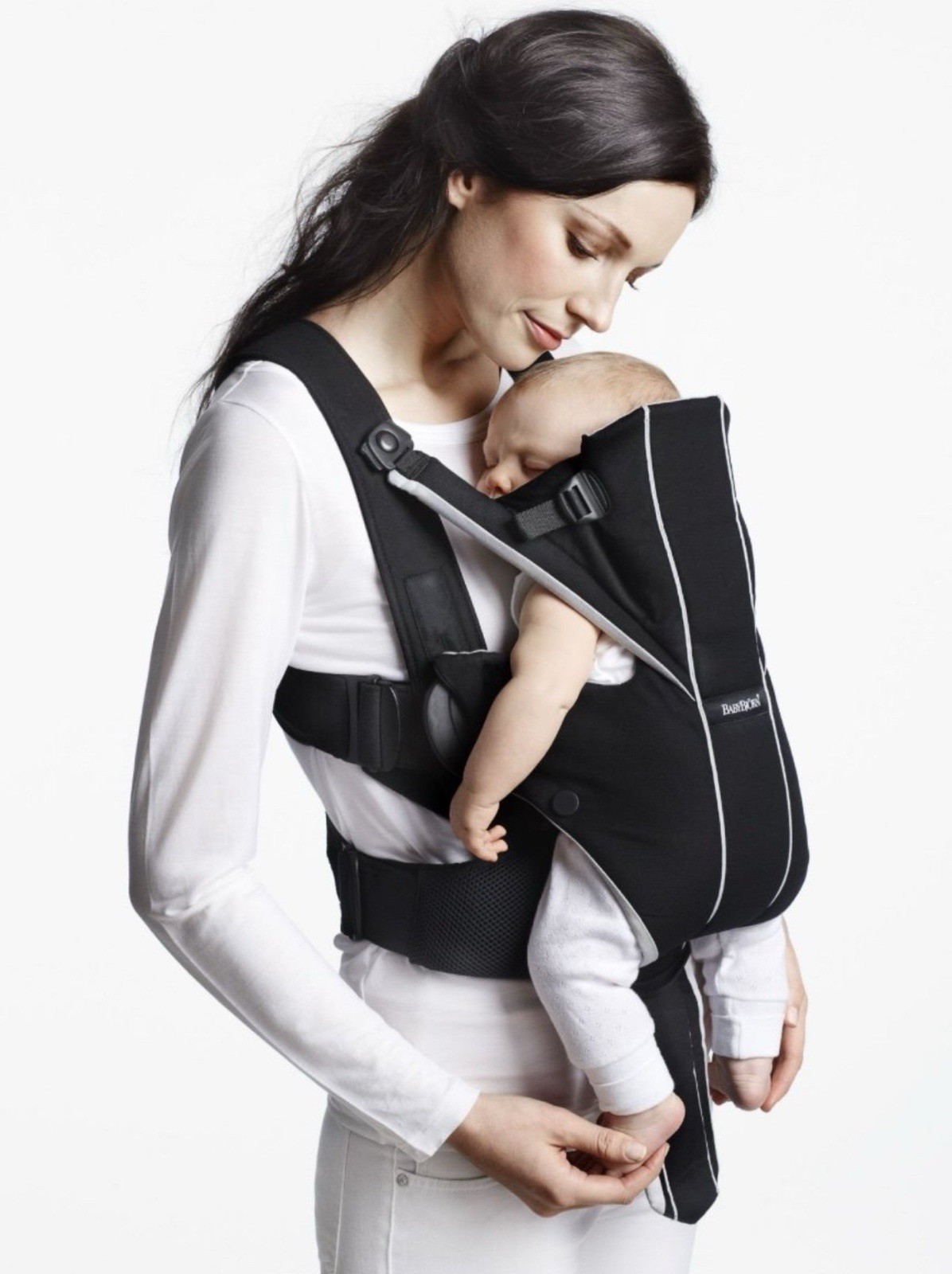 Baby Bjorn Baby Carrier Miracle Size: 8-26 pounds Black Support Comfort Toddler-image