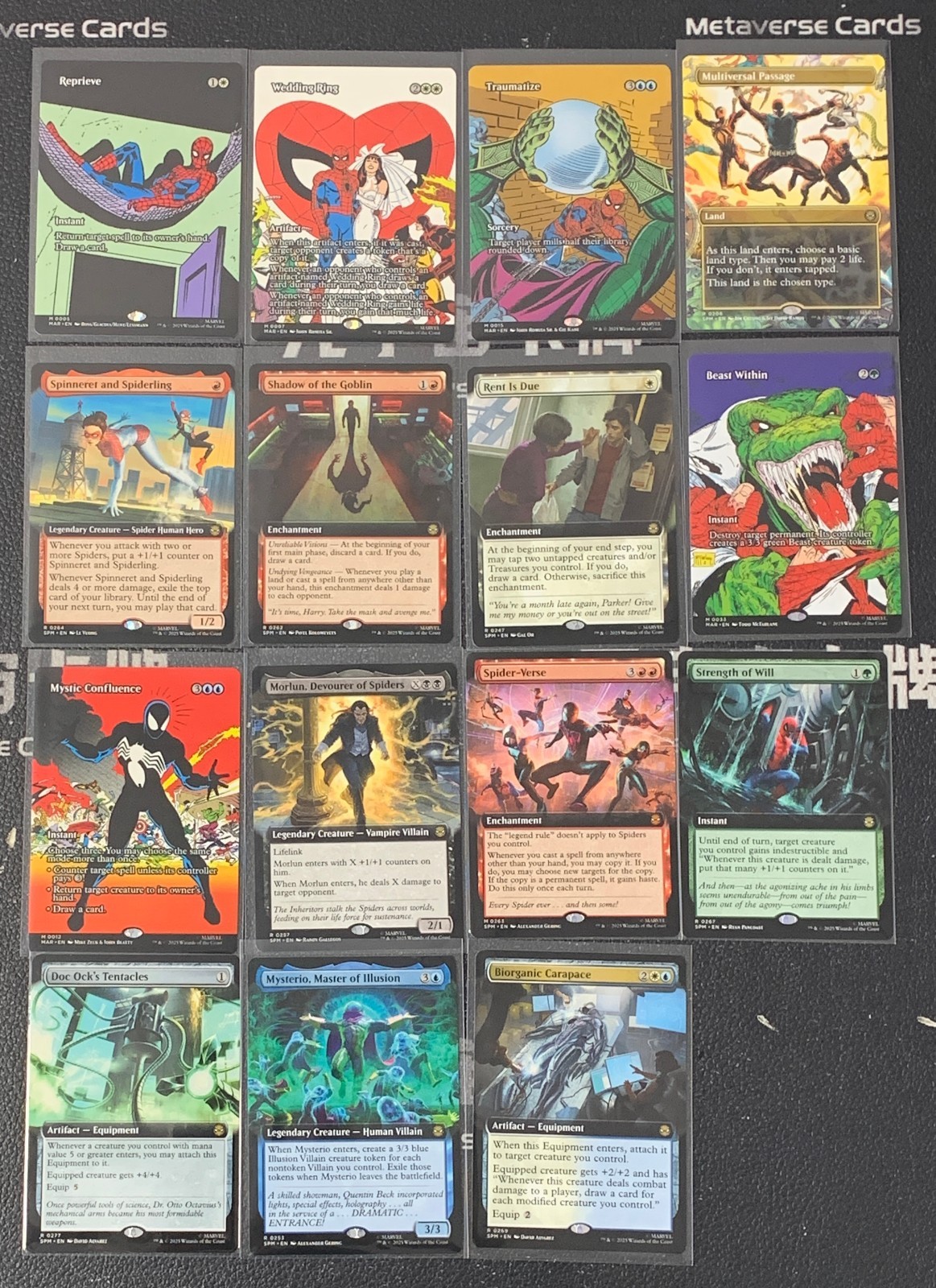 Magic MTG Reprieve Shadow of the Goblin Borderless Marvel Spider-Man ...