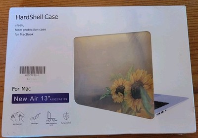 MacBook Air 13'' HardShell Case Sunflower Design A1932/A2179