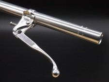 VELO EXQUISIT Retro Bremshebel für Straightbar gerade Lenker silber - 1 Paar