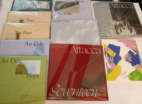 Lot Of 10 Seventeen Kpop Boy Group Albums An Ode Attacca Your Choice - product listing photo