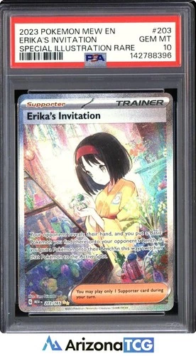 Pokemon 2023 Erika's Invitation 203/165 SIR 151 GEM MINT PSA 10