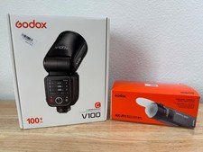 *Read* Godox V100C V100-C 2.4G TTL Round Head Camera Flash Speedlite Canon