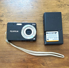 Fujifilm FinePix J20 Black Compact Camera 10MP 3x Zoom 2.7" LCD Charger