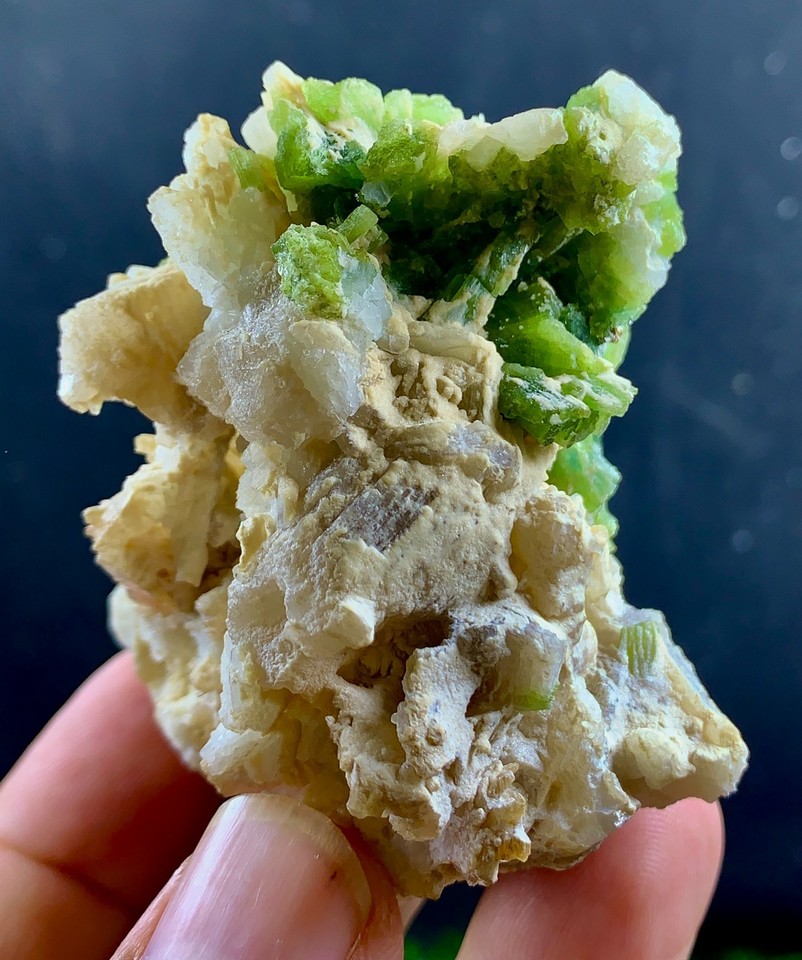 120grams A unique tourmaline specimen cluster on matrix from paprok ...