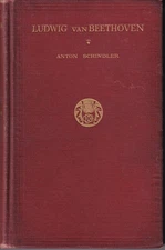 Life of Beethoven by Anton Schindler (Hardcover, circa 1900)