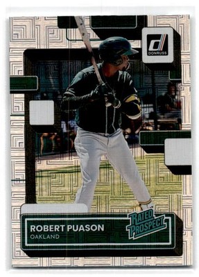 2022 Donruss #RP-11 Robert Puason Rated Prospects Vector Oakland Athletics