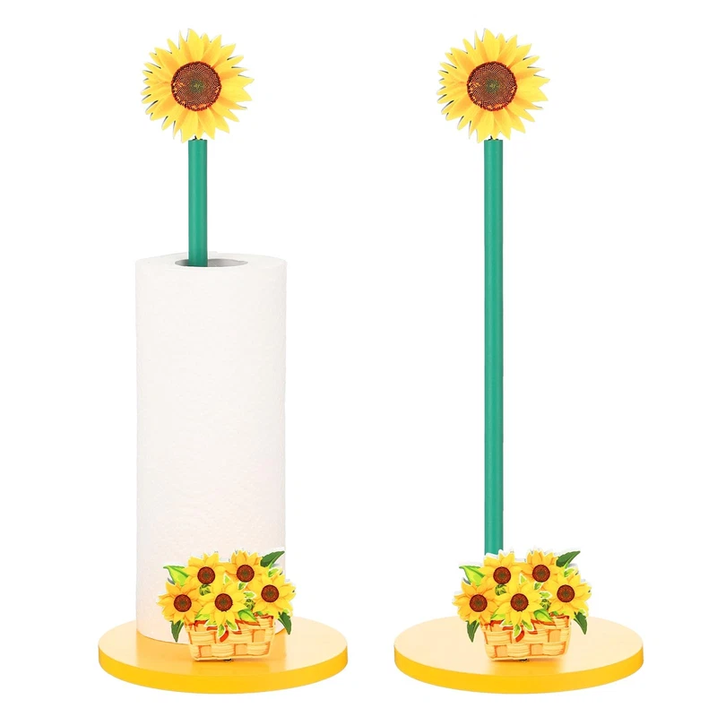 Sunflower Paper Towel Holder Sunflower Kitchen Decor