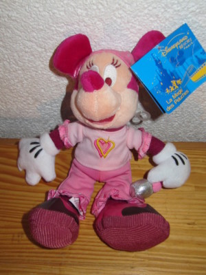 Disney Minnie Diva Popstar pink 24 cm Stofftier Disneyland Paris