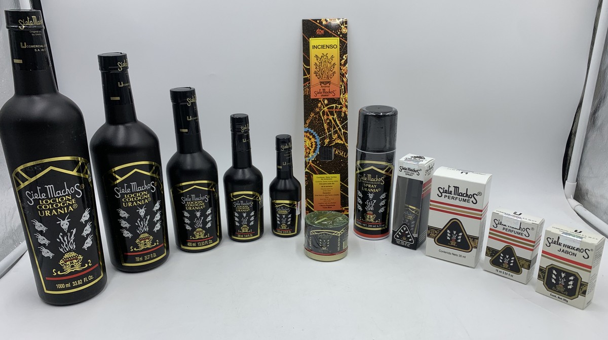 SIETE MACHOS URANIA - Jabon, Perfume, Veladora, Incienso, Locion