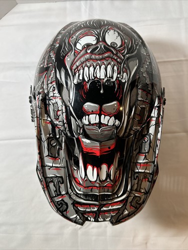 FLY RACING Monster Graphic Offroad Dirt Bike ATV Helmet Youth Large 51-52cm - Bild 4 von 15