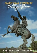 National Cowboy Hall of Fame Oklahoma City OK Buffalo Bill Cody Statue, Postcard