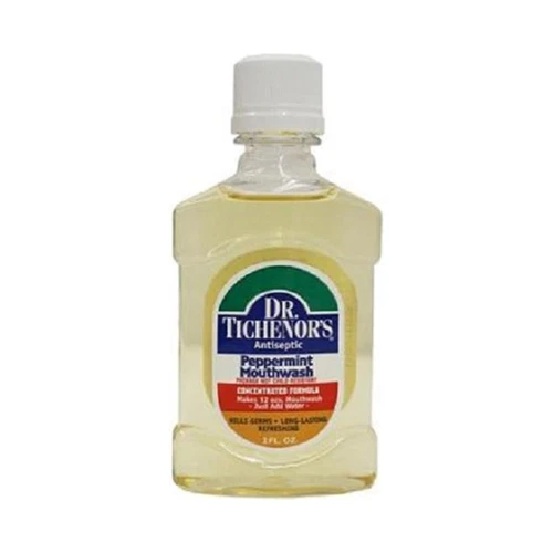 Dr. Tichenor's Peppermint Mouthwash, All Natural, Concentrate, 2 fl. oz.