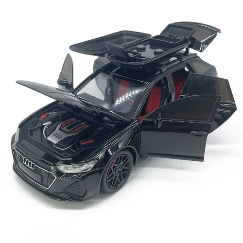 1:24 Audi RS6 Avant Model Car Wagon Die-cast Toy Cars Toys Collection Pull Back - Picture 15 of 20