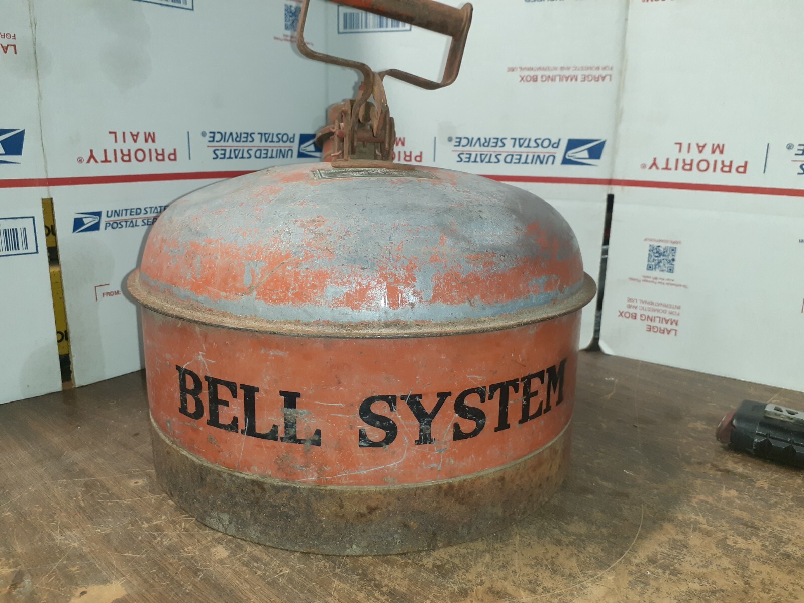 Vintage Bell System Gasoline Fuel Can Northwestern Bell