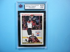 1993/94 TOPPS PREMIER NHL HOCKEY CARD #121 ERIC LINDROS ROOKIE RC KSA 9.5 NGM