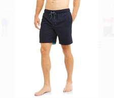 NEW Men's XL 40-42 NAVY BLUE Swim Shorts "New in Package"