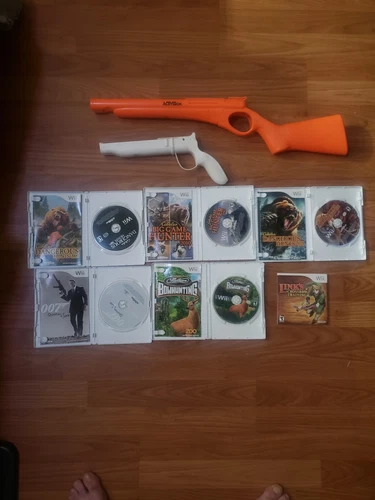 Cabellas Nintendo Wii 007 Shooter Game Bundle Lot CIB