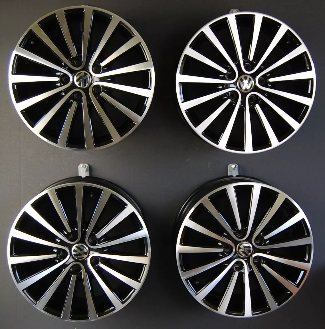GENUINE SET ALLOY RIMS 18 INCH VW VOLKSWAGEN MULTIVAN CARAVELLE T5