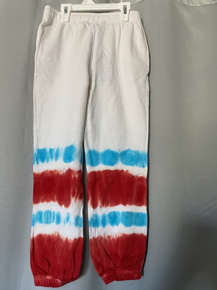 Polo Ralph Lauren Big Girls Multi Tie Dye Cotton Jogger Pants Size