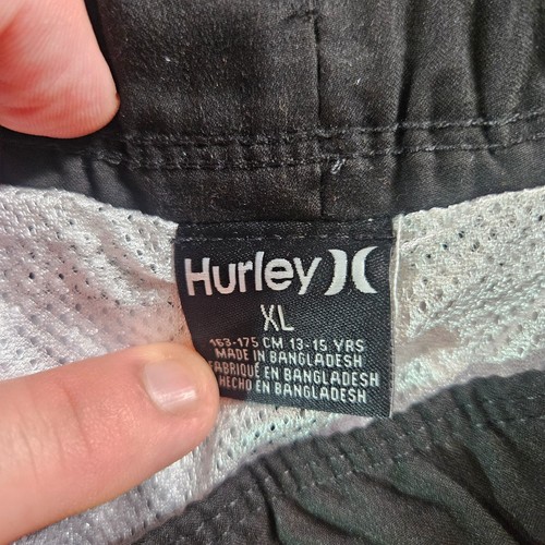 NWT Hurley Board Shorts Swim Trunks Boys XL Colorful Print Black Orange Yellow - Picture 4 of 13
