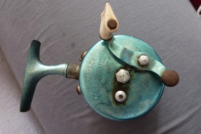 Ancien Moulinet De Pêche SUPER LEX I.T - Fabriqué En France - Vintage Collection Pêcheur Gris
