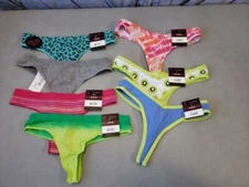 No Boundaries NOBO Assorted Thong Panties Sets XS-1, SM-3-5, Med-7-9, LG-11 New