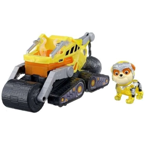 PAW Patrol The Mighty Movie Basic Vehicle with Figure Rubble