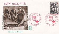 FRANCE 1973 FDC CROIX ROUGE YT 1780